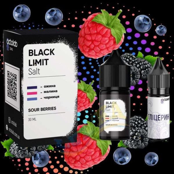 Набор Black Limit Salt Sour Berries (50 мг/мл) 30 мл. Набор Black Limit Salt Sour Berries (50 мг/мл) 30 мл.
