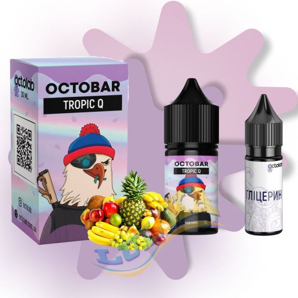 Octobar NFT Tropic Q Salt, 30 мл. Octobar NFT Tropic Q Salt, 30 мл.
