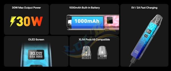 OXVA Xlim Classic Edition Kit 1000mAh (Black) OXVA Xlim Classic Edition Kit 1000mAh (Black)