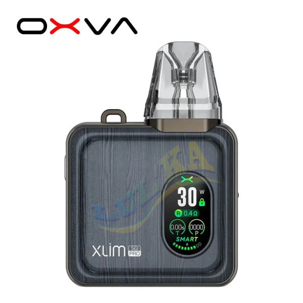 OXVA Xlim SQ Pro Kit 1200mAh (Gunmetal Wood) OXVA Xlim SQ Pro Kit 1200mAh (Gunmetal Wood)