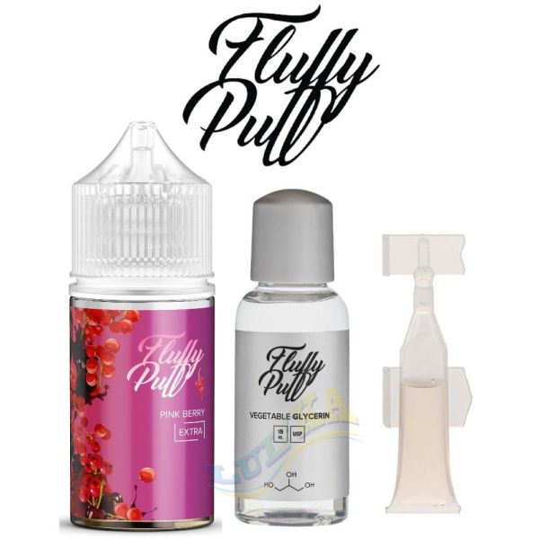 Набор Fluffy Puff Salt Pink Berry 30 мл. Набор Fluffy Puff Salt Pink Berry 30 мл.