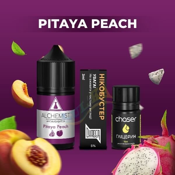 Набір Alchemist Salt Pitaya Peach (50мг/мл) 30мл. Набір Alchemist Salt Pitaya Peach (50мг/мл) 30мл.