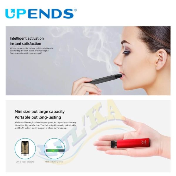 Upends Upox Pod System Kit 400 mAh (Black) Upends Upox Pod System Kit 400 mAh (Black)