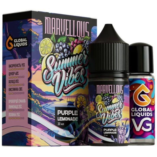 Набор Marvellous Summer Vibes Purple Lemonade 30 мл. Набор Marvellous Summer Vibes Purple Lemonade 30 мл.