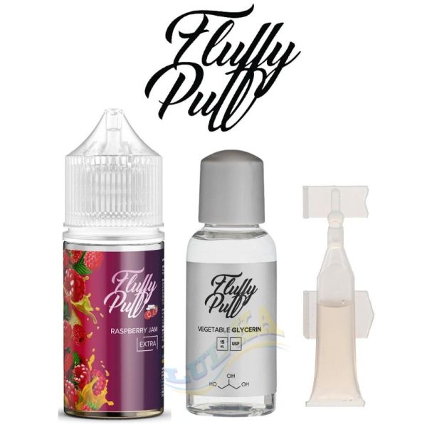 Набор Fluffy Puff Salt Raspberry Jam 30 мл. Набор Fluffy Puff Salt Raspberry Jam 30 мл.