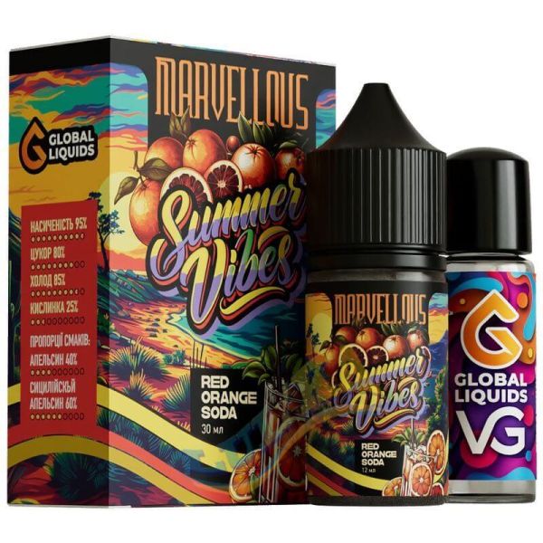 Набор Marvellous Summer Vibes Red Orange Soda 30 мл. Набор Marvellous Summer Vibes Red Orange Soda 30 мл.