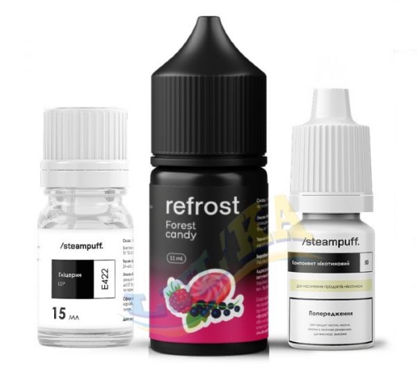 Набор Refrost Salt Forest candy 30 мл. Набор Refrost Salt Forest candy 30 мл.