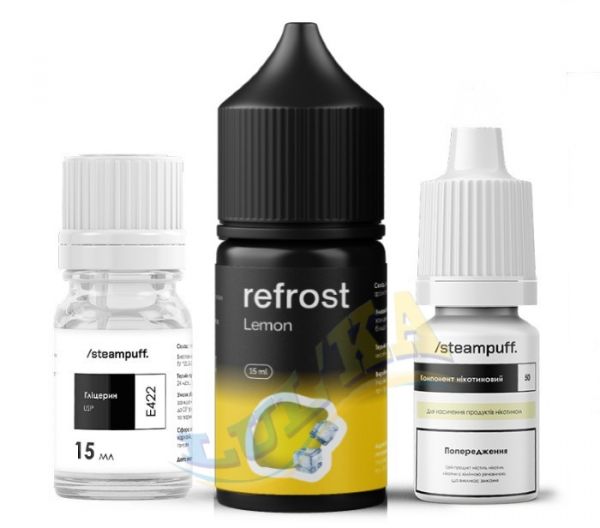 Набор Refrost Salt Lemon 30 мл. Набор Refrost Salt Lemon 30 мл.
