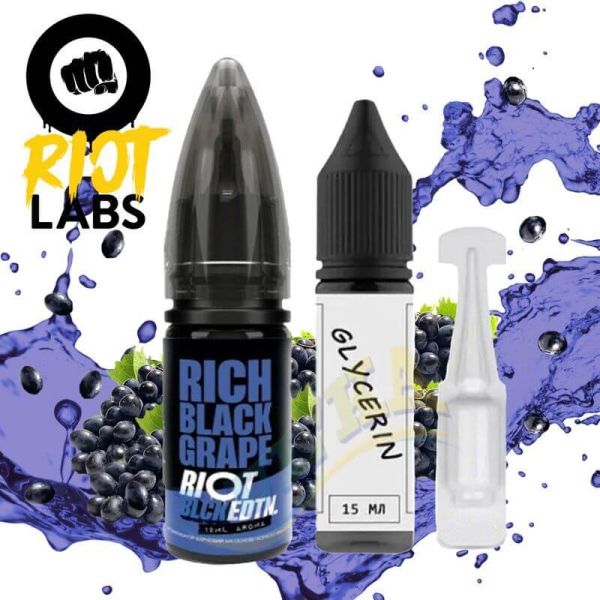 Набор Riot Black - Rich Black Grape Salt 30 мл. Набор Riot Black - Rich Black Grape Salt 30 мл.
