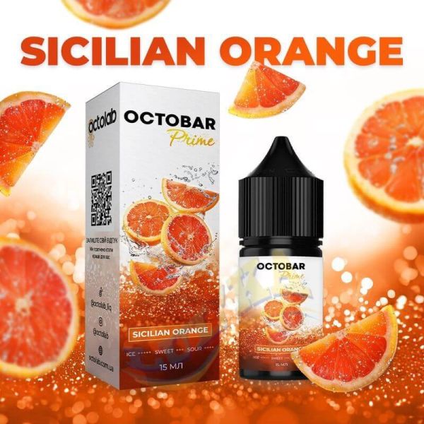 Набор Octobar Prime Salt Sicilian Orange 30 мл. Набор Octobar Prime Salt Sicilian Orange 30 мл.