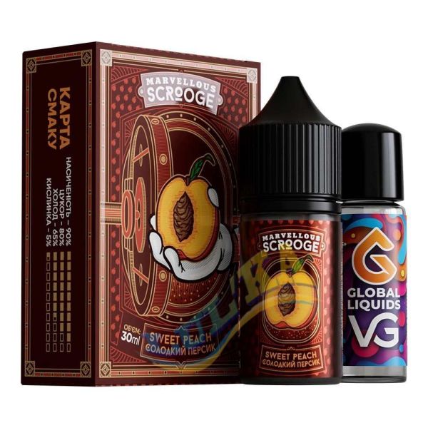 Набор Marvellous Scrooge Sweet Peach 30 мл. Набор Marvellous Scrooge Sweet Peach 30 мл.
