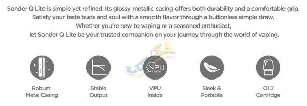 GeekVape Sonder Q Lite Kit 500mAh (Metallic Green) GeekVape Sonder Q Lite Kit 500mAh (Metallic Green)