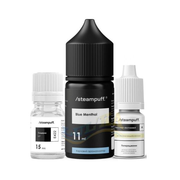 Набор Steampuff Salt Blue Menthol 30 мл. Набор Steampuff Salt Blue Menthol 30 мл.