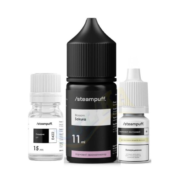 Набор Steampuff Salt Sakura Blossom 30 мл. Набор Steampuff Salt Sakura Blossom 30 мл.