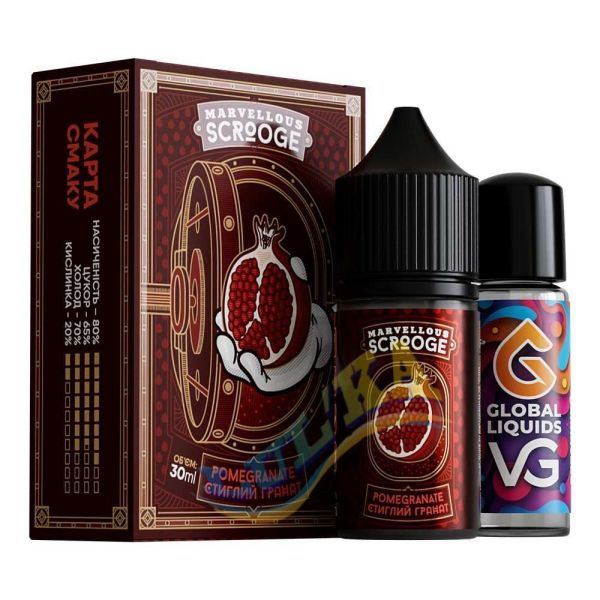 Набор Marvellous Scrooge Ripe Pomegranate 30 мл. Набор Marvellous Scrooge Ripe Pomegranate 30 мл.