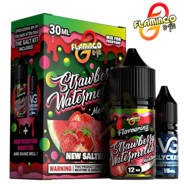 Набор Flamingo Salt Strawberry Watermelon Menthol (50 мг/мл) 30 мл Набор Flamingo Salt Strawberry Watermelon Menthol (50 мг/мл) 30 мл