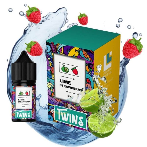 Набор Twins Lime Strawberry Salt (50 мг/мл) 30 мл. Набор Twins Lime Strawberry Salt (50 мг/мл) 30 мл.