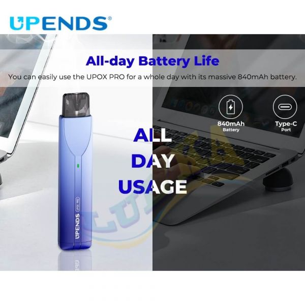 Upends Upox Pro Pod Kit 840 mAh (Midnight Black) Upends Upox Pro Pod Kit 840 mAh (Midnight Black)