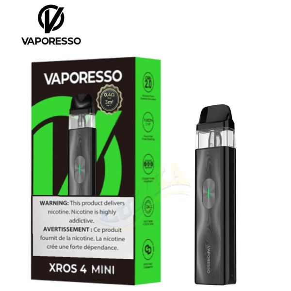 Vaporesso XROS 4 MINI Pod Kit 1000 mAh (Black) Vaporesso XROS 4 MINI Pod Kit 1000 mAh (Black)
