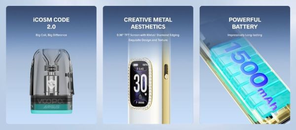 Voopoo Argus G3 Kit 1500mAh (Moss Green)