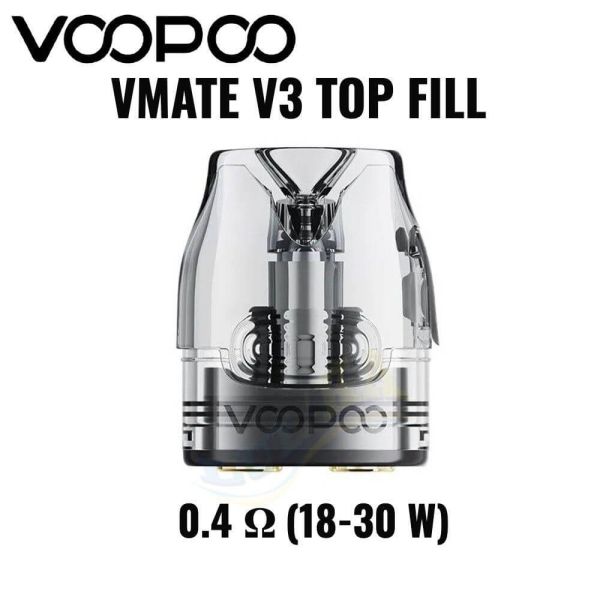 Картридж Voopoo Vmate V3 Top Fill 3ml (0.4 ohm)