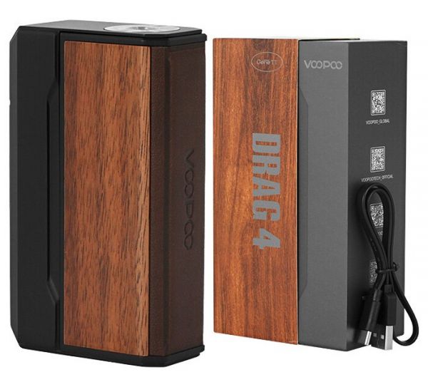 Voopoo Drag 4 177W Box Mod (Gunmetal Rosewood) Voopoo Drag 4 177W Box Mod (Gunmetal Rosewood)