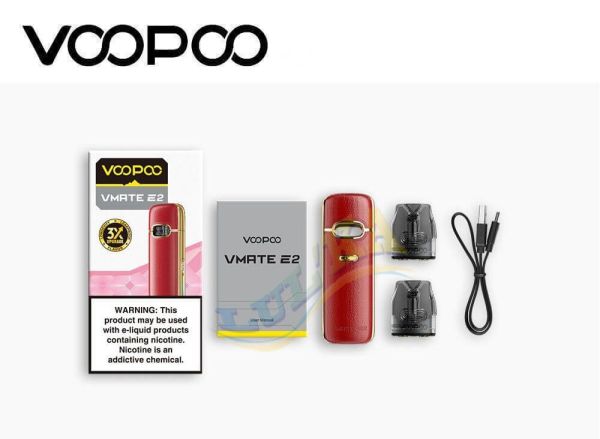 Voopoo Vmate E2 Pod Kit 1500mAh (Walnut Brown) Voopoo Vmate E2 Pod Kit 1500mAh (Walnut Brown)