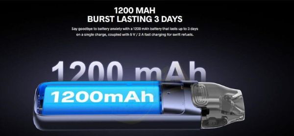 Voopoo VMATE MAX Kit 1200mAh (Glacier Silver) Voopoo VMATE MAX Kit 1200mAh (Glacier Silver)