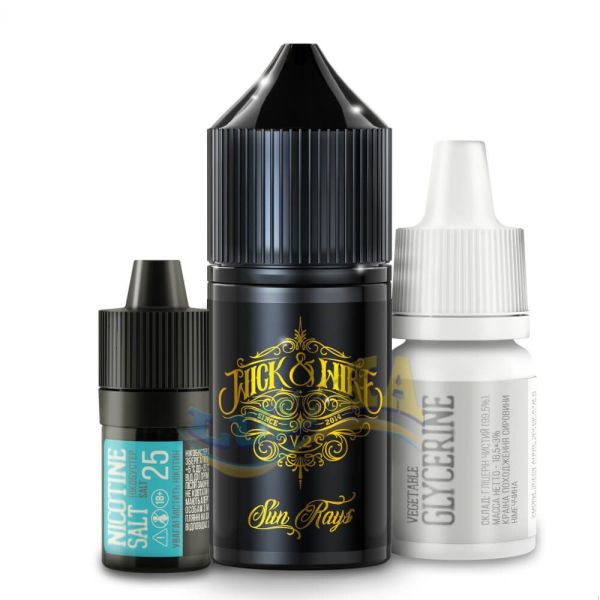 Набор Wick&Wire V2 Salt Sun Rays 25 мг/мл 30 мл. Набор Wick&Wire V2 Salt Sun Rays 25 мг/мл 30 мл.