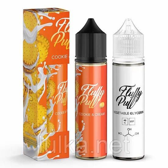 Набор Fluffy Puff Cookie & Cream 60мл Organiс Набор Fluffy Puff Cookie & Cream 60мл Organiс