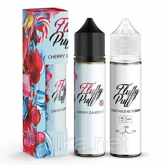 Набор Fluffy Puff Cherry Candy Ice 60 мл Organiс Набор Fluffy Puff Cherry Candy Ice 60 мл Organiс