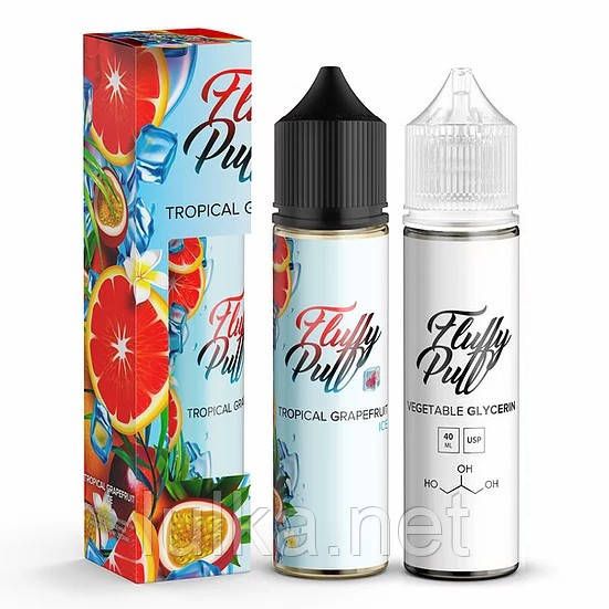 Набор Fluffy Puff Tropical Grapefruit Ice 60мл Organiс Набор Fluffy Puff Tropical Grapefruit Ice 60мл Organiс