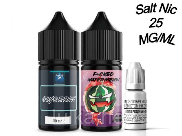 Набор Salt Fucked Watermelon 25 мг/мл 30 мл. Набор Salt Fucked Watermelon 25 мг/мл 30 мл.