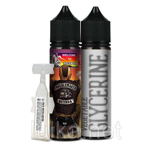 Набор для самозамеса жидкости Troublemaker Nevada 60 мл. Набор для самозамеса жидкости Troublemaker Nevada 60 мл.