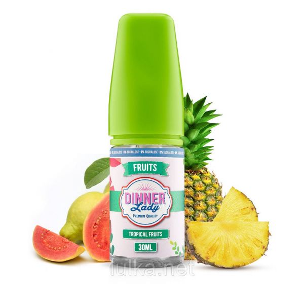 Ароматизатор Dinner Lady Tropical Fruits 30мл. Ароматизатор Dinner Lady Tropical Fruits 30мл.