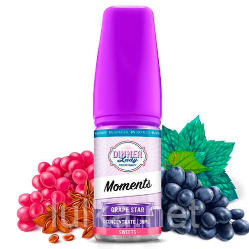 Ароматизатор Dinner Lady Grape Star 30 мл. Ароматизатор Dinner Lady Grape Star 30 мл.