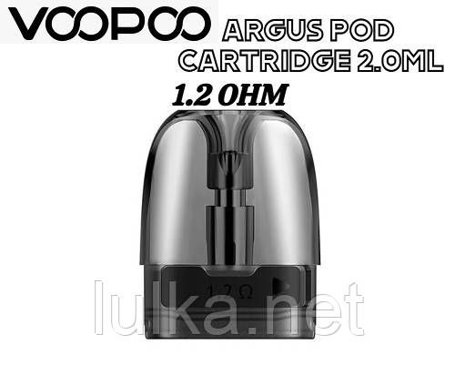 Картридж Voopoo Argus Pod Cartridge 2.0ml (1.2 ohm) Картридж Voopoo Argus Pod Cartridge 2.0ml (1.2 ohm)