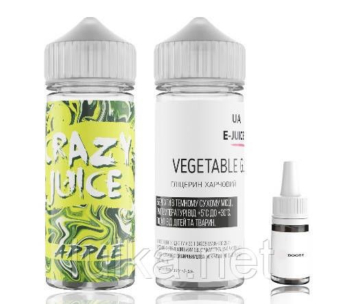 Набор Apple – Crazy Juice Organic 120 мл. Набор Apple – Crazy Juice Organic 120 мл.