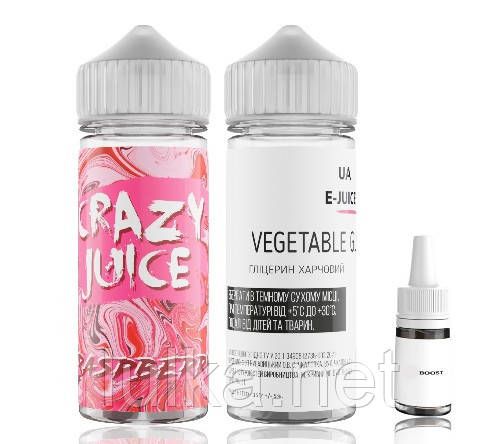 Набор Rasberry - Crazy Juice Organiс 120 мл. Набор Rasberry - Crazy Juice Organiс 120 мл.