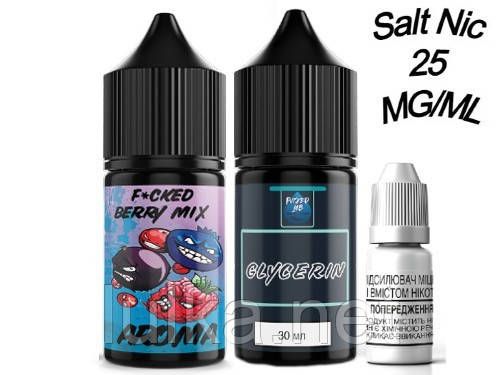 Набор Salt Fucked Berry Mix 25мг/мл 30мл. Набор Salt Fucked Berry Mix 25мг/мл 30мл.