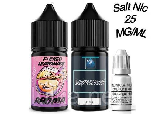 Набор Salt Fucked Pink Lemonade 25мг/мл 30мл. Набор Salt Fucked Pink Lemonade 25мг/мл 30мл.