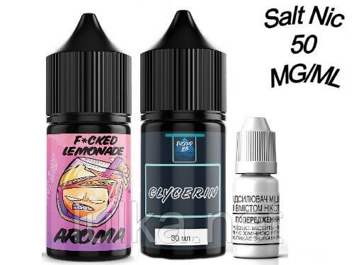 Набор Salt Fucked Pink Lemonade 50 мг/мл 30 мл. Набор Salt Fucked Pink Lemonade 50 мг/мл 30 мл.