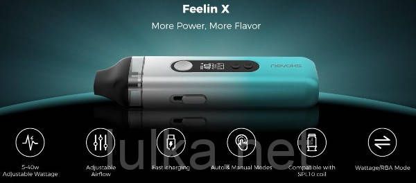 Nevoks Feelin X Pod Kit 40W 1600 mAh (Blue) Nevoks Feelin X Pod Kit 40W 1600 mAh (Blue)