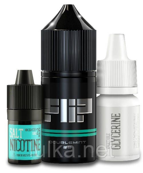 Набор Flip Salt Doublemint 25мг/мл 30мл. Набор Flip Salt Doublemint 25мг/мл 30мл.