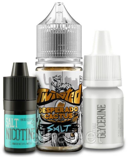 Набор Twisted Salt Desperado Cactus 25мг/мл 30мл. Набор Twisted Salt Desperado Cactus 25мг/мл 30мл.