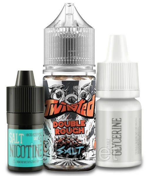 Набор Twisted Salt Double Rough 25мг/мл 30 мл. Набор Twisted Salt Double Rough 25мг/мл 30 мл.