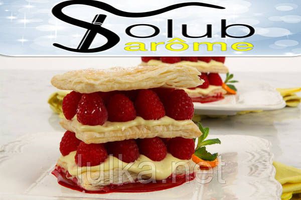 Ароматизатор Solubarome Raspberry Sabayon (Малиновый десерт) 5 мл. Ароматизатор Solubarome Raspberry Sabayon (Малиновый десерт) 5 мл.