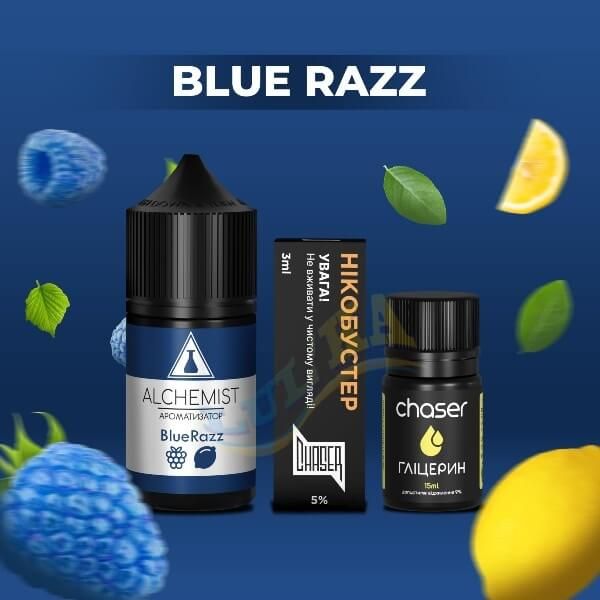 Набор Alchemist Salt Blue Razz (50 мг/мл) 30 мл.