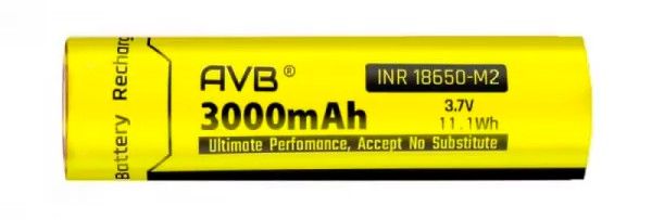 AVB Battery M2 18650 3000 mAh (30A) AVB Battery M2 18650 3000 mAh (30A)