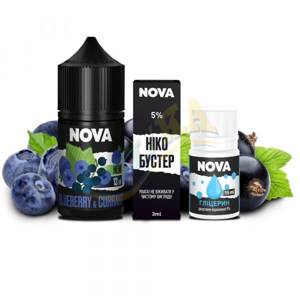 Набор Nova Salt Blueberry Currant (50 мг/мл) 30 мл. Набор Nova Salt Blueberry Currant (50 мг/мл) 30 мл.